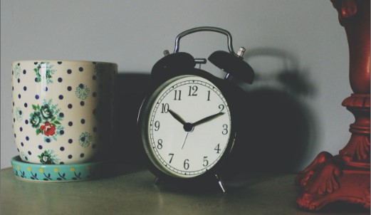 Photo of an old style alarmclock